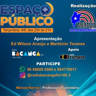 PODCAST ESPAÇO PÚBLICO  DIA 23-06-26